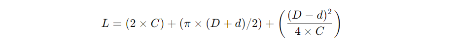 formula 1 para calcular correia transportadora