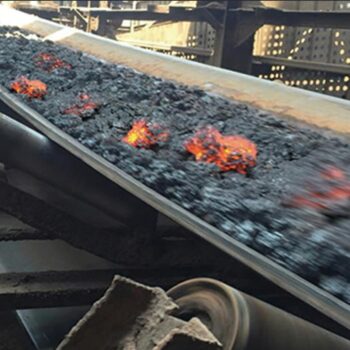 Correias transportadoras resistentes à chama