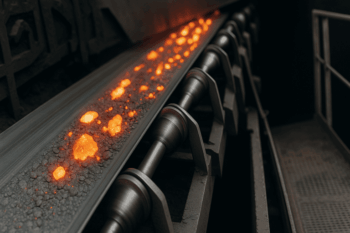 Setores que utilizam correia transportadora de alta temperatura